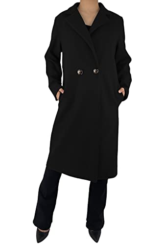 Jophy & Co - Abrigo de mujer - Abrigo largo de invierno, cruzado con botones y bolsillos - Modelo n. 6586,...