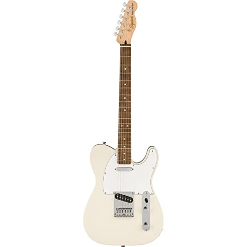 Fender Squier by Fender guitarra eléctrica Affinity Series Telecaster Olympic White, diapasón de laurel...