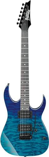 Ibanez GRG120QAASP-BGD GIO Series Guitarra eléctrica - Herrajes negros - Gradiation azul