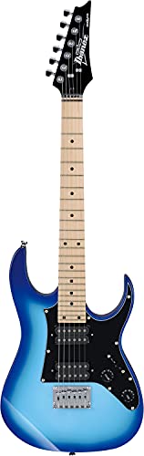 Ibanez GRGM21M-WNS GIO RG Mikro Series - Guitarra eléctrica, color azul
