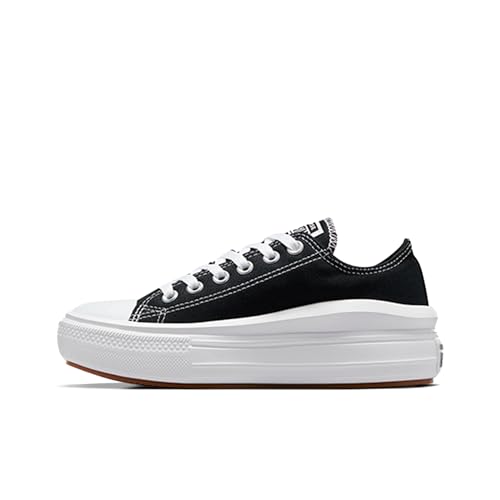 Converse Ctas Move Ox, Zapatillas De Gimnasio Mujer, Negro, 37 EU