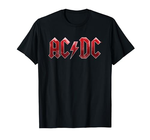 ACDC Red Ice Logo Rock Music Band Camiseta