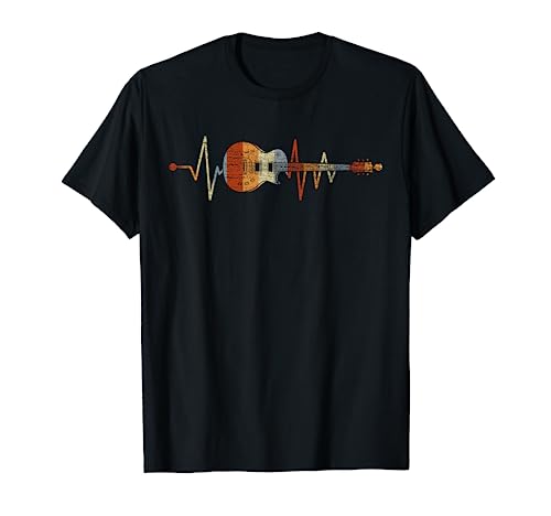Guitarrista De Latidos Del Corazón Guitarra Camiseta
