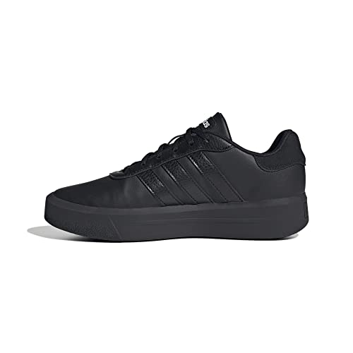 adidas Court Platform, Zapatillas Mujer, Core Black/Core Black/FTWR White, 39 1/3 EU