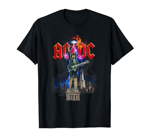 ACDC Angus NYC Lightning Camiseta