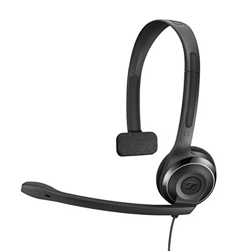 Sennheiser PC 131 - Auriculares de diadema abiertos (Con micrófono), negro