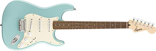 Squier por Fender Bullet Hard Tail Stratocaster – Laurel Fingerboard – Tropical Turqoise