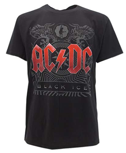 Camiseta AC DC Black Ice RACBI… - Negra 100% Algodón, Negro , Large