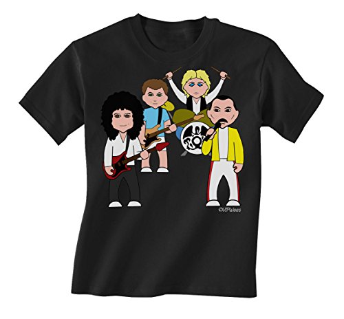vipwees Queen of Camp Childrens Unisex Kids Music Organic Cotton T-Shirt Boy/Girl Caricature.