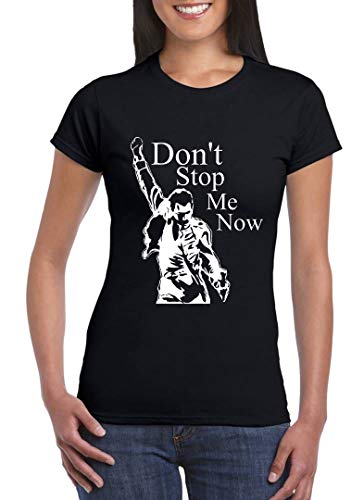 UZ Design Camiseta Freddie Mercury Mujer Chica Niña Don't Stop Me Now Grupos de Rock, Mujer - S