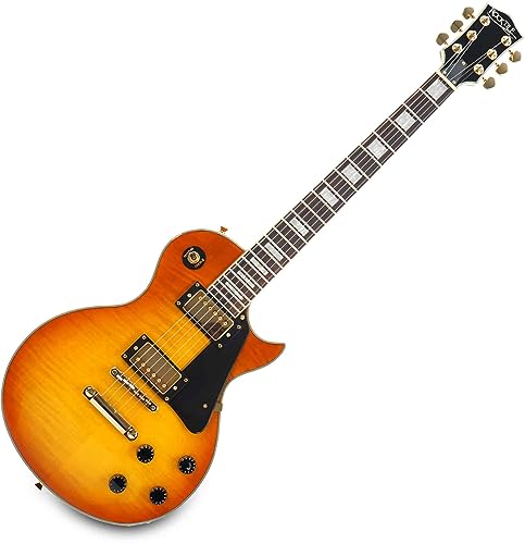 Rocktile Guitarra eléctrica L-200OHB Pro Honey Burst Orange