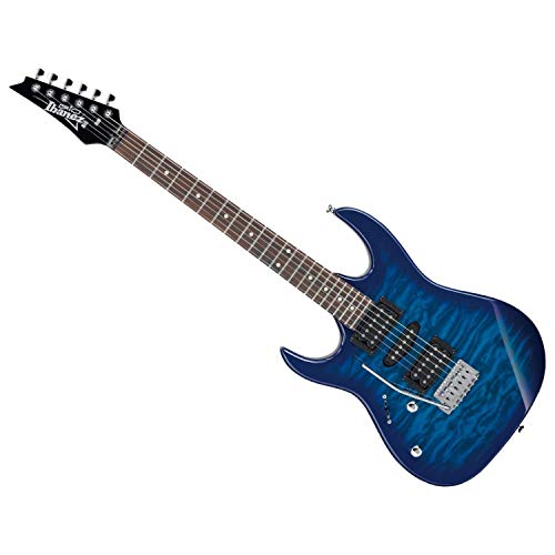 Ibanez GRX70QA-TBB GIO Series - Guitarra eléctrica - Burst azul transparente - zurdos