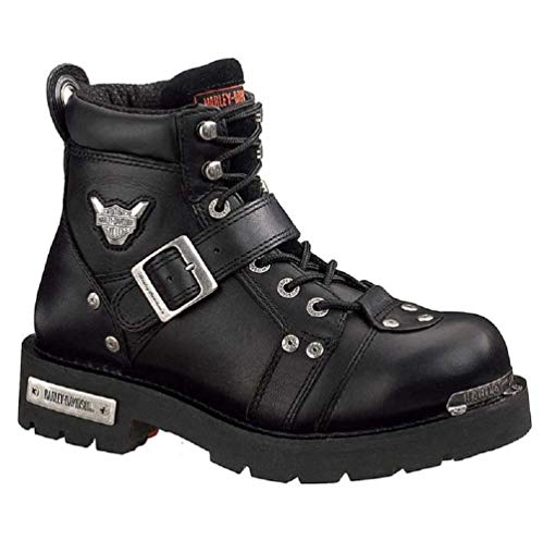 Harley-Davidson - Botas de freno con hebilla para hombre, negro (Negro), 9 D(M) US