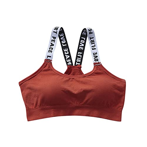 HNHN Camisetas Deporte Mujer Sujetador deportivo Sexy para mujer, Tops para Fitness, Yoga, almohadilla...