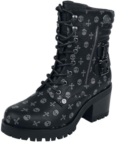 Rock Rebel by EMP Mujer Botas Negro EU37