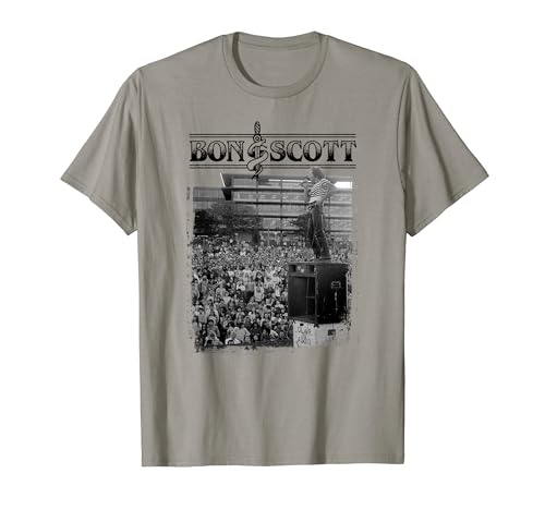 Bon Scott Vintage Foto en vivo Camiseta