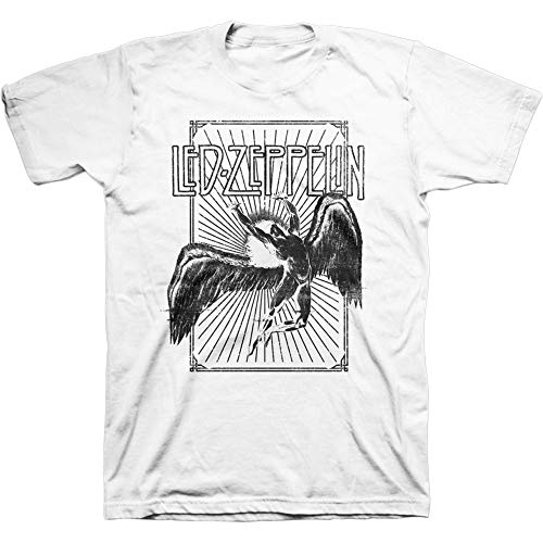 Rock Off Led Zeppelin Icarus Burst Oficial Camiseta para Hombre (X-Large)