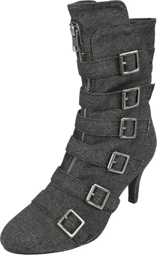 Rock Rebel by EMP Mujer Botas Negro EU40