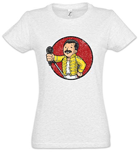 Urban Backwoods Freddie Boy Camiseta de Mujer Women T-Shirt Gris Talla L