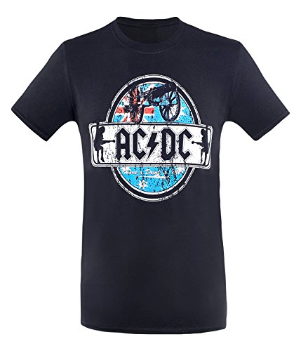 AC/DC Drink – Camiseta de, Hombre, Color Negro, tamaño Medium