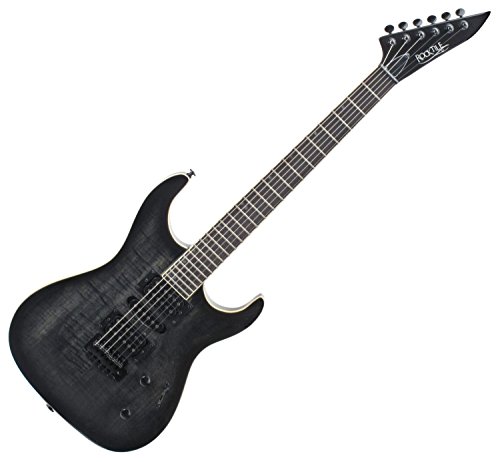 Rocktile Guitarra eléctrica J150-TB Pro negro transparente