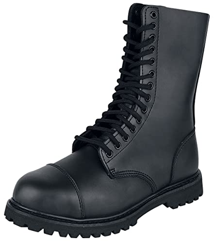 Brandit Phantom Eyelet Boots, Combat Boot Hombre, 14 Agujeros, 46 EU