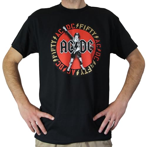 AC/DC Power Up - Camiseta para hombre, Fifty Angus, M