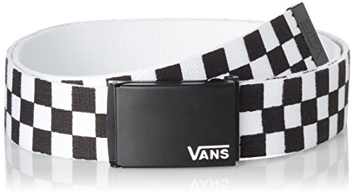 Vans Deppster II Web Belt Cinturón, Negro (Black/White), Talla única para Hombre