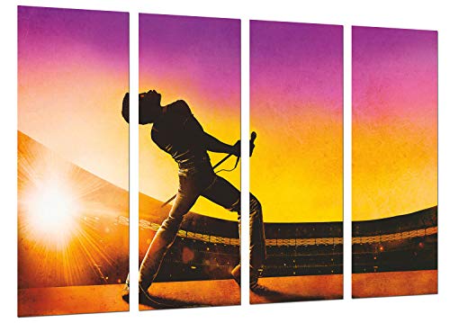 Cuadro Moderno Fotografico Personaje Película, Bohemian Rhapsody, Freddie Mercury, 131 x 62 cm, Ref. 27238