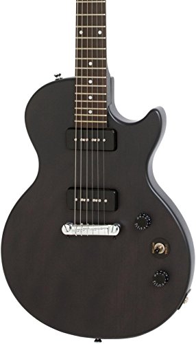 Epiphone Les Paul Special I P90 - Guitarra eléctrica desgastada, color negro