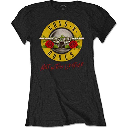 Ladies Guns N' Roses Not In This Lifetime Tour Oficial Camiseta Mujeres señoras (Medium)