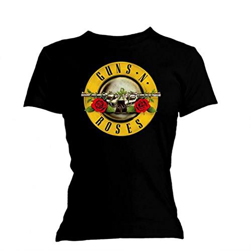 Ladies Guns N' Roses Classic Logo Oficial Camiseta Mujeres señoras (X-Large)