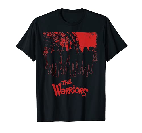The Warriors Coney Island Group Silhouette Camiseta