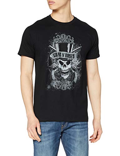 Oficial Guns N Roses Faded Skull T-Shirt