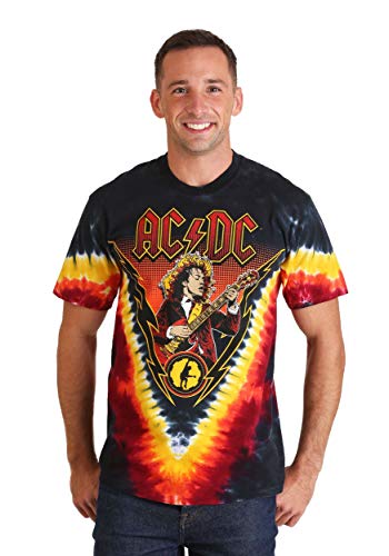 AC/DC - Angus relámpago empate tinte t-shirt-2 X-Large