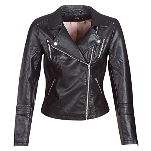 Only Faux leather jacket Biker Faux Leather Jacket Black 38 Black 1 38