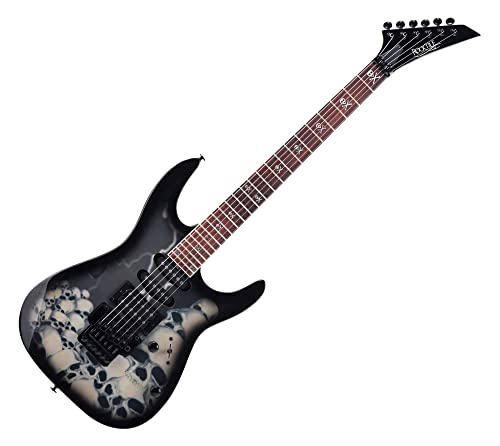 Rocktile Guitarra eléctrica JK150F BSK Pro Skull