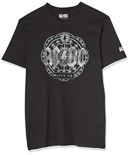 Springfield Camiseta Rock, Gris Oscuro (Dark Grey), L para Hombre