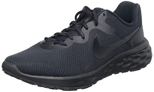 Nike Revolution 6 Next Nature, Running Shoe Hombre, Black-Dark Smoke Grey, 43 EU