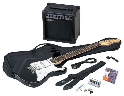 Yamaha EG 112 GP II BL - Kit de guitarra eléctrica y amplificador, color plateado