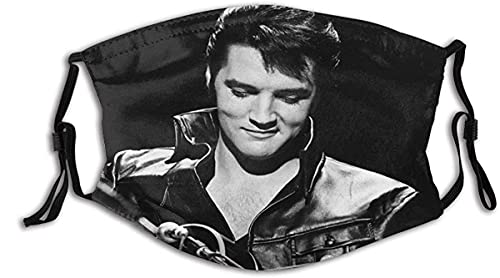 Rock Singer Elvis 3D 11 filtro reutilizable lavable al polvo y reutilizable boca caliente a prueba de viento...