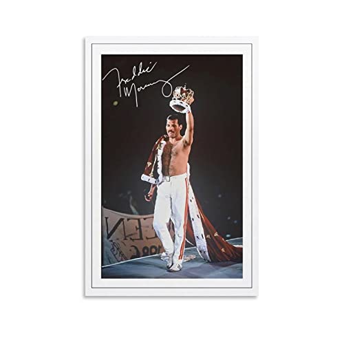 YUHINN Queen Freddie Mercury - Póster decorativo para pared, diseño de lienzo, 30 x 45 cm
