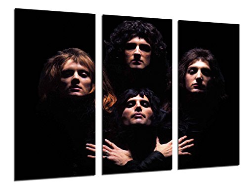 Cuadros Camara Poster Fotográfico Queen, Freddie Mercury, Brian May, Musica Rock, Bohemian Rhapsody Tamaño...