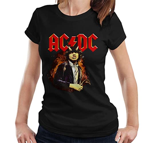 All+Every AC/DC Logo Angus Young Highway To Hell Women's T-Shirt