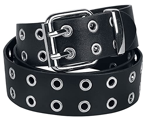 Rock Rebel by EMP Unisex Cinturón negro con remaches Standard