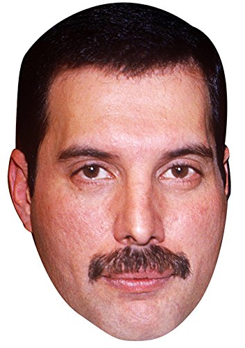 Freddie Mercury - Mascarilla facial de cartón, multicolor, A4