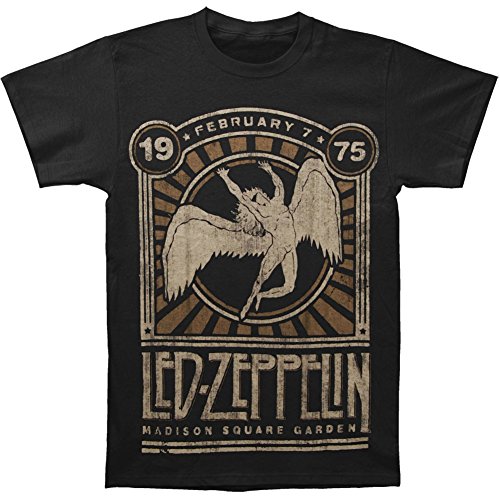 Led Zeppelin Camiseta Oficial Madison Square Garden (Negro)