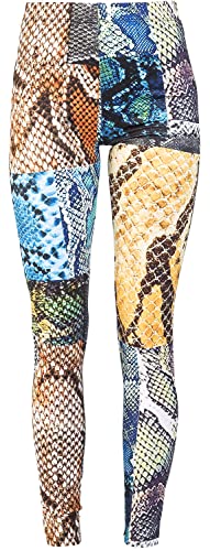 Rock Rebel by EMP Leggings de Colorido diseño Snake Mujer Leggins Multicolor S
