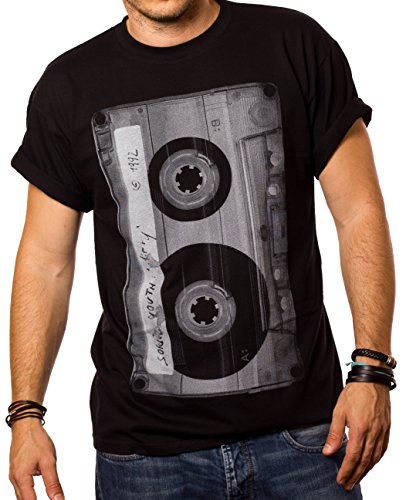 Camiseta Musica Hombre - Caseta - Negro L