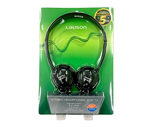 Lauson PH-92 TV - Auriculares de diadema abiertos, negro